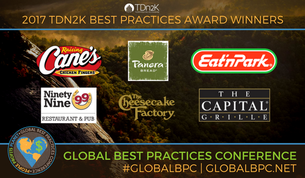 Restaurants Winning in the Marketplace Recognized with TDn2K’s Best Practices Awards