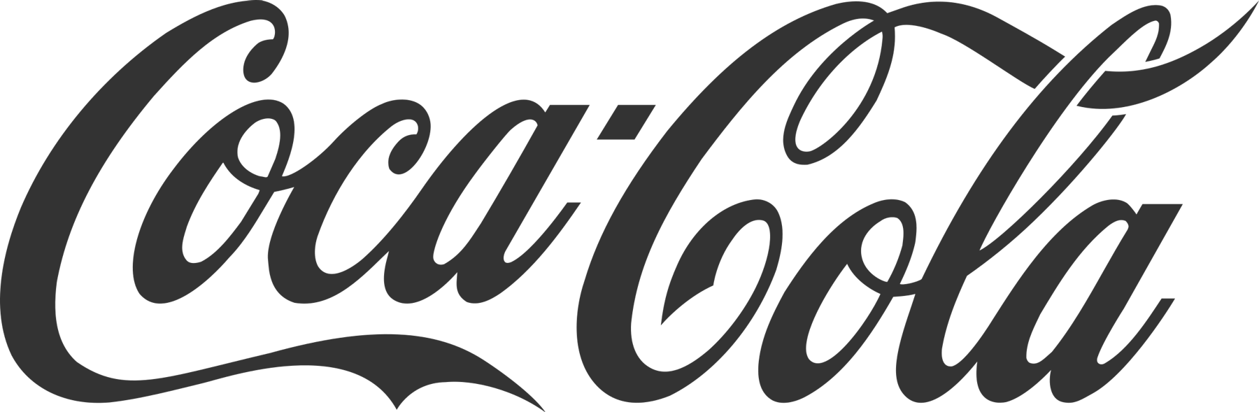 Coca Cola logo black png